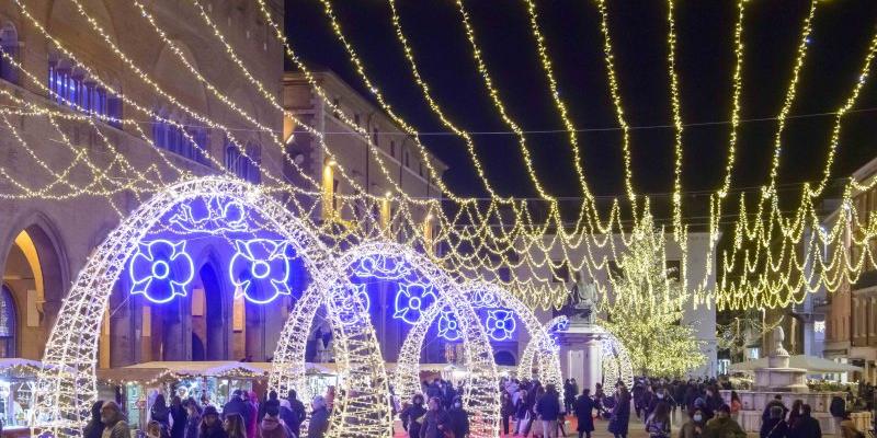 Christmas lights in Rimini