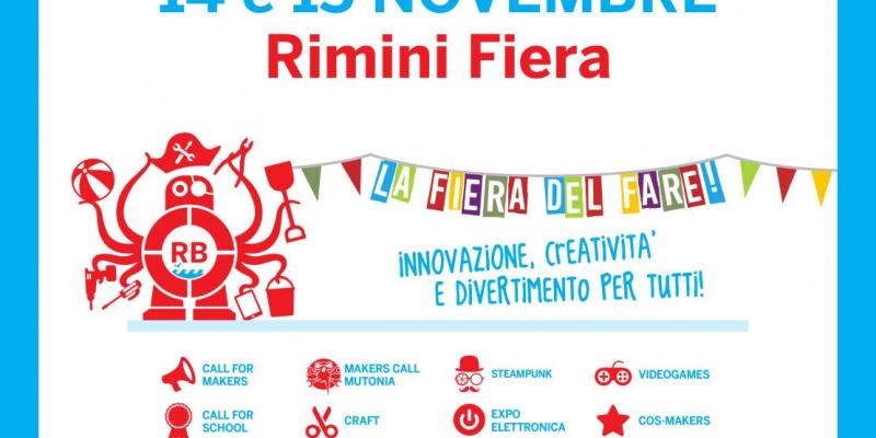 locandina Rimini Beach Mini Maker Faire