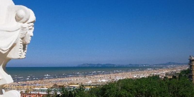The beach of Rimini