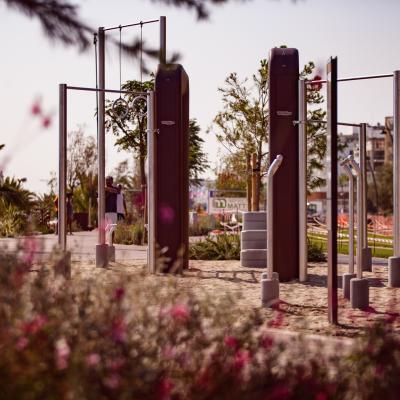 Stazione allenante al Parco del Mare Rimini