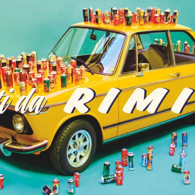 Saluti da Rimini - Cartolina Auto