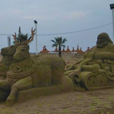 sculture di sabbia