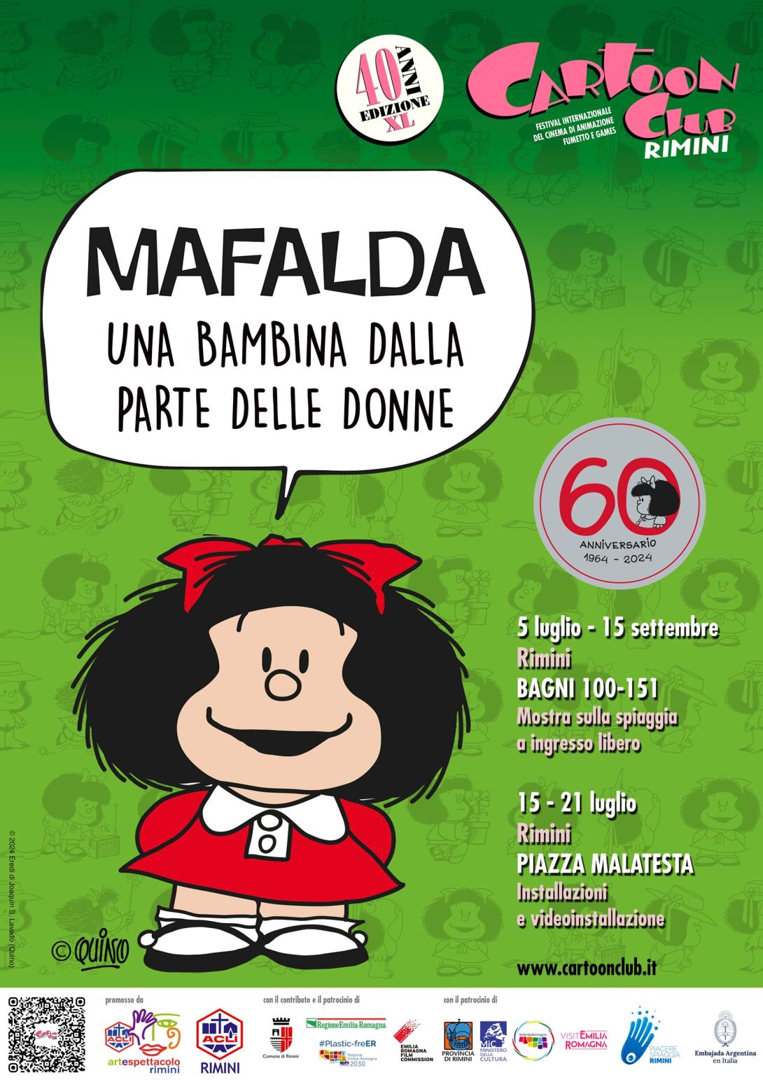 Mafalda - mostra Cartoon Club 2024