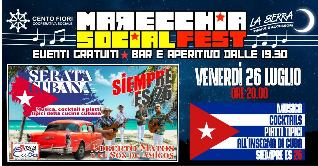 Serata cubana al Marecchia Social Fest