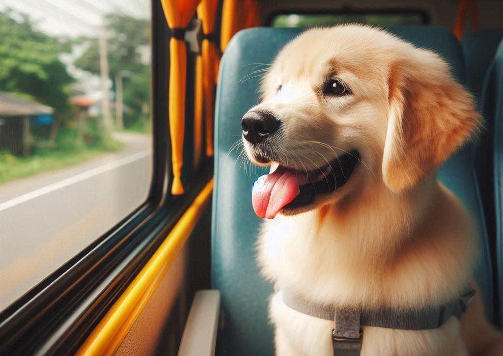 Dog in Bus