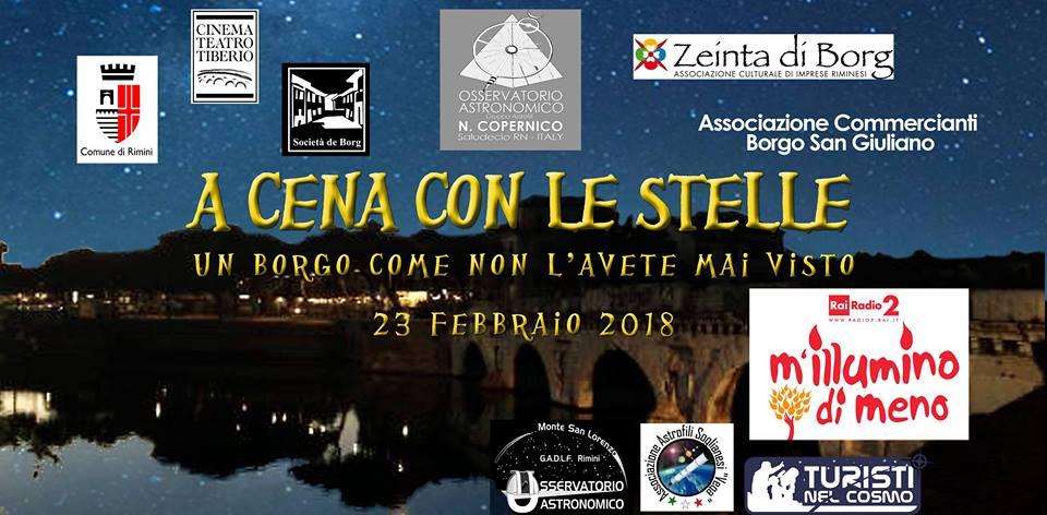 A cena tra le stelle - M'illumino di meno