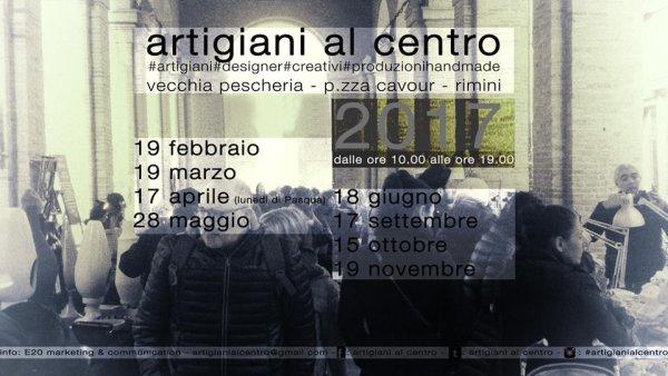 Artigiani al Centro 2017 in Rimini centro storico