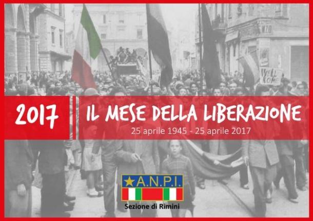 Locandina degli eventi relativi alla Festa della Liberazione 2017 - Anpi Rimini