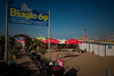 Beach area n. 69 Biagio Onde Beach - Rimini