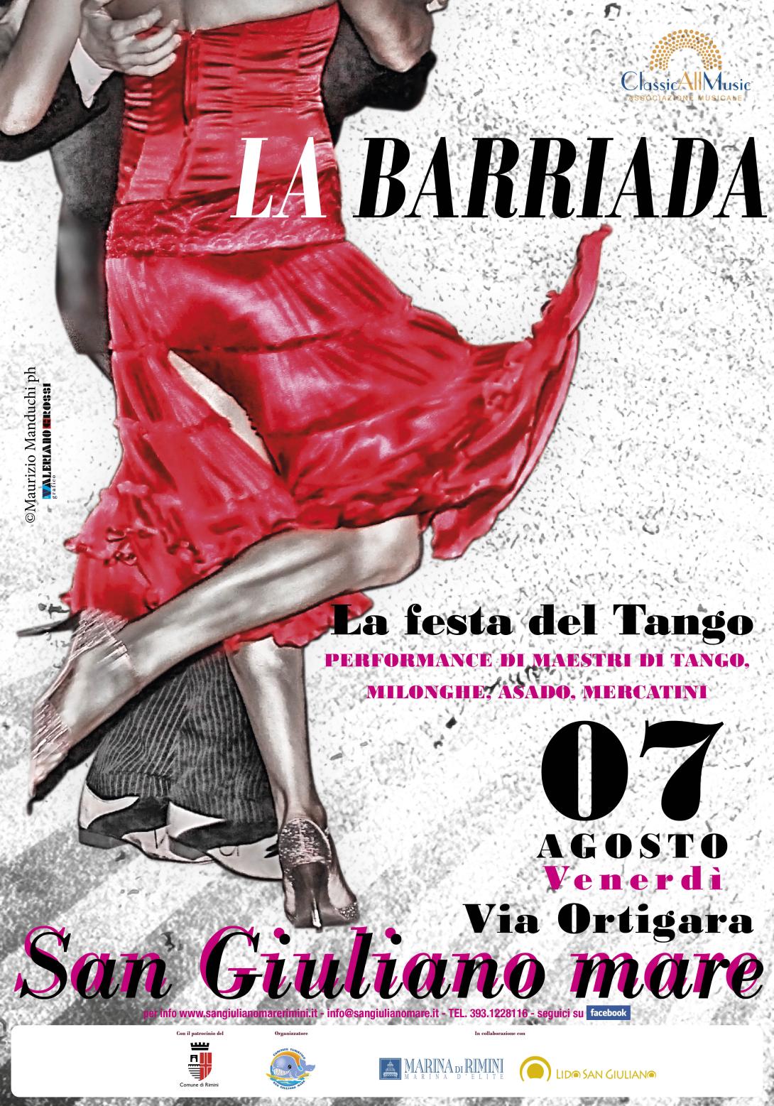 Locandina Barriada - la festa del tango argentino