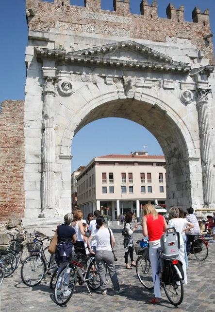 Gita in bicicletta a Rimini (foto Paritani)