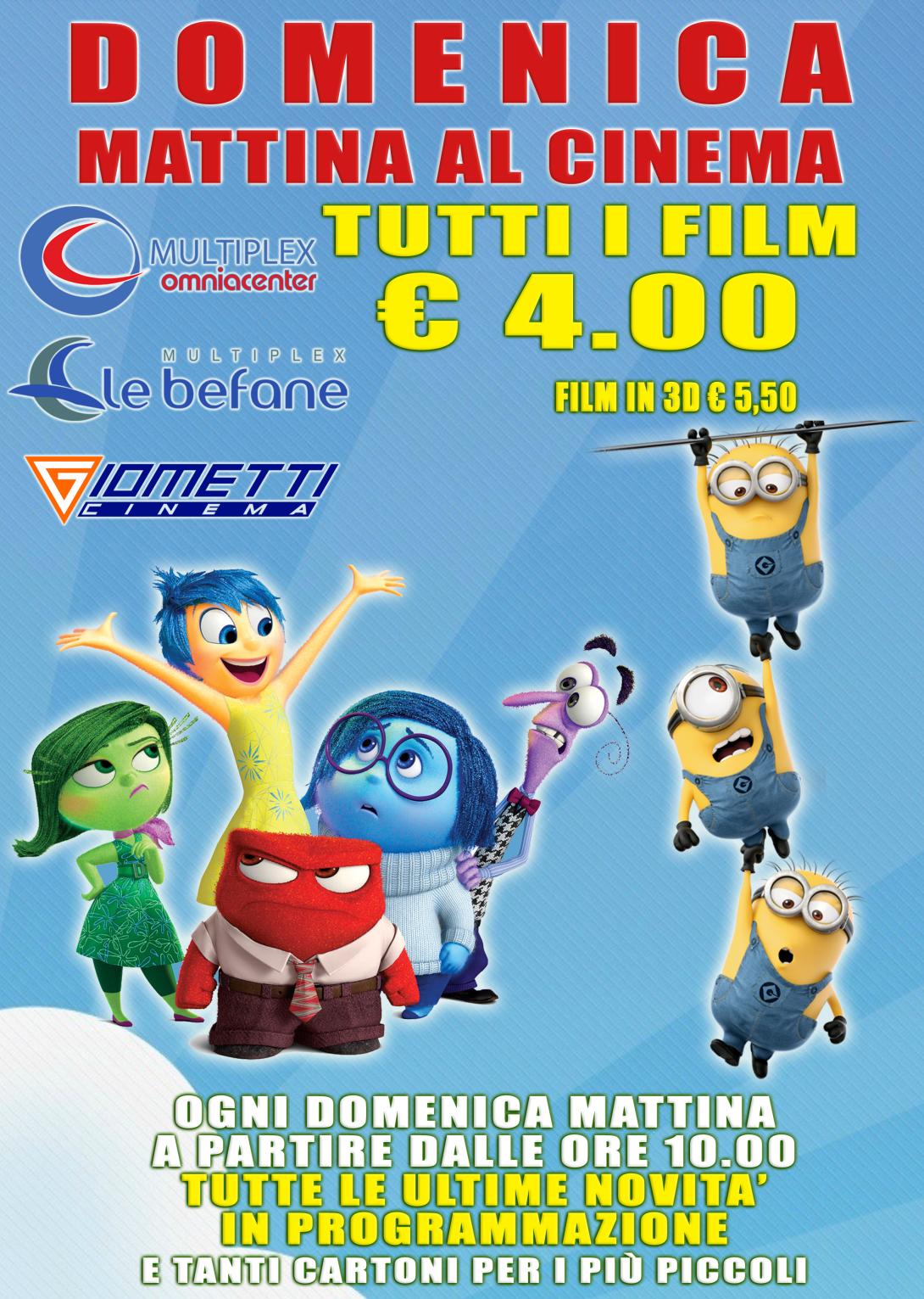 Locandina Domenica Mattina al Cinema