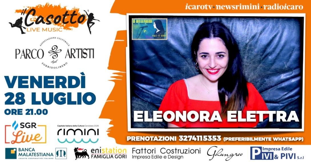 Eleonora Elettra full band in concerto