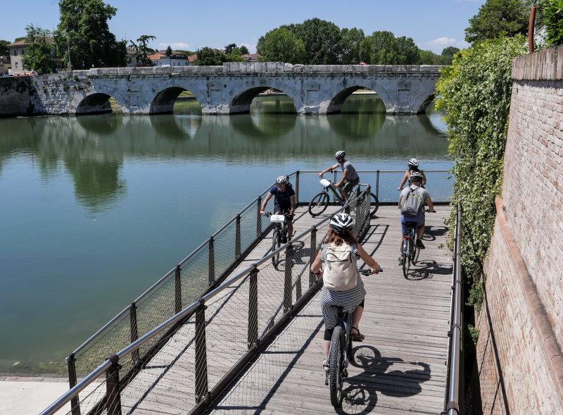 Bike tour al Ponte di Tiberio