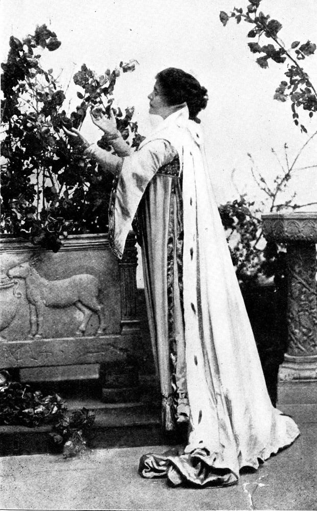 Eleonora Duse in veste di Francesca da Rimini - Tournè America 1902