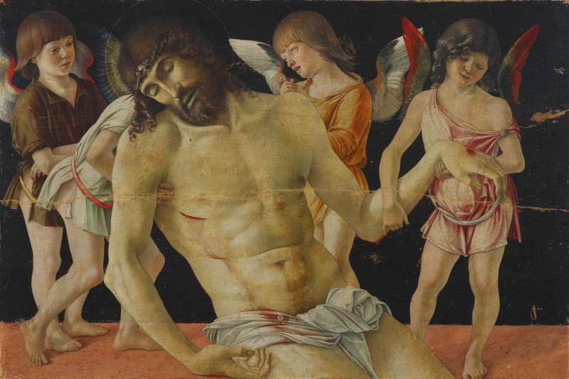 Cristo morto con quattro angeli di Giovanni Bellini 