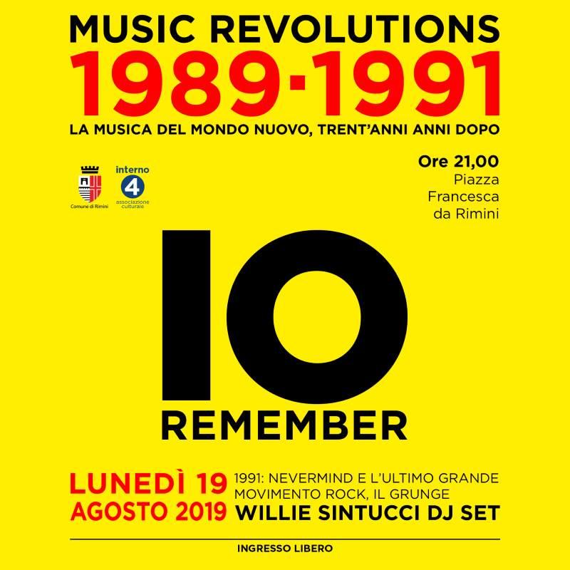 Music Revolutions 1989-1991: IO remember