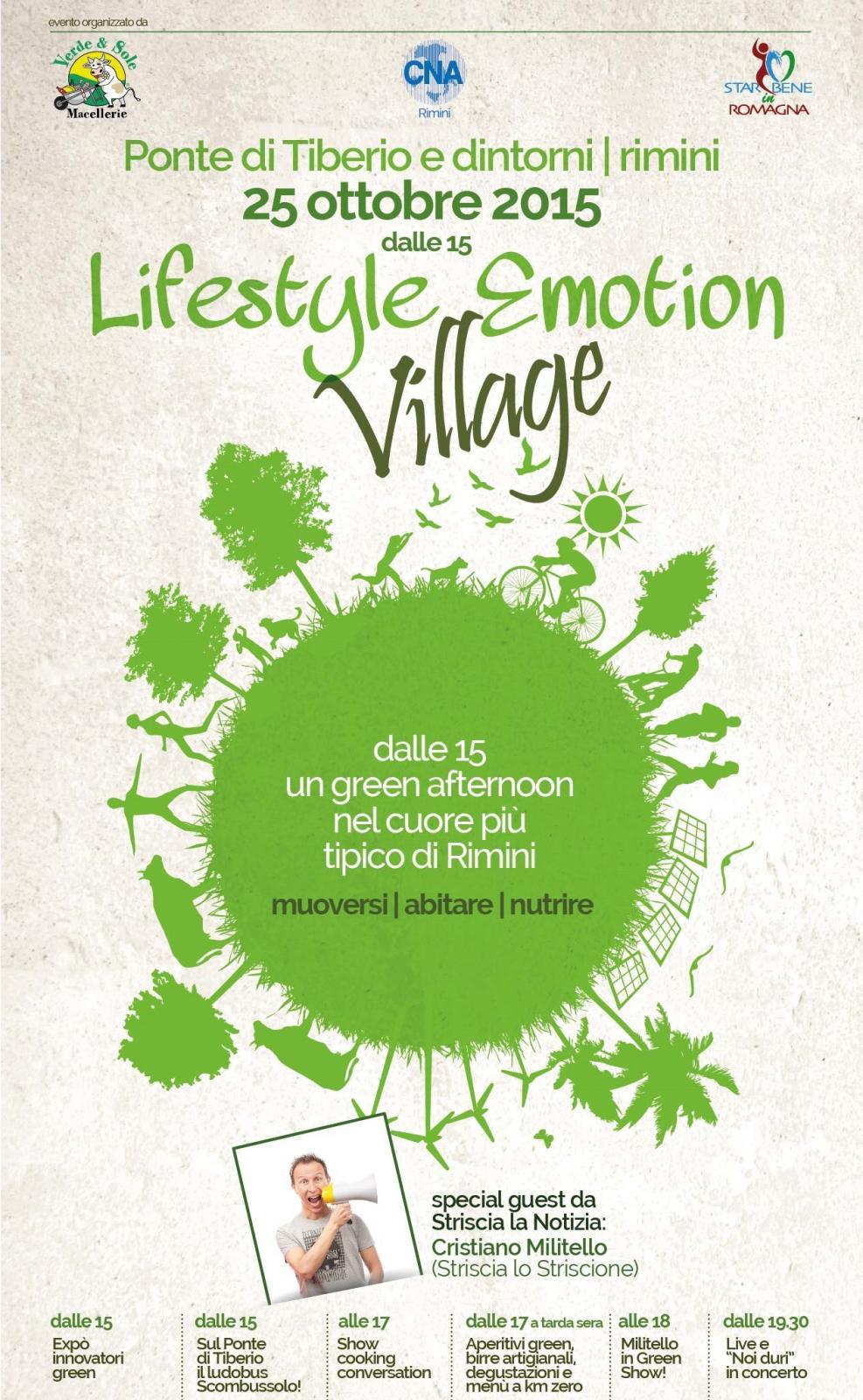 Locandina Lifestyle Emotion Village 2015