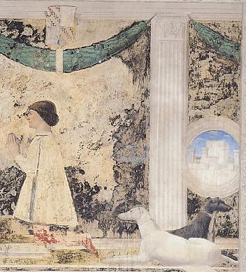 Sigismondo nell'affresco di Piero della Francesca
