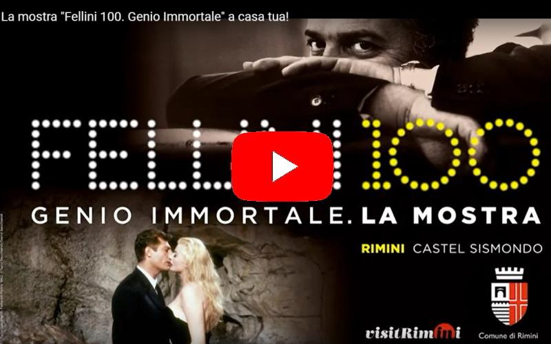 La Mostra “Fellini 100. Genio immortale” si svela on line