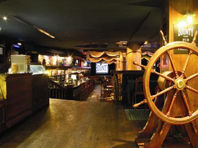 Inside of the pub