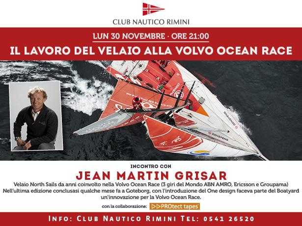 Incontro con Jean Martin Grisar al Club Nautico di Rimini