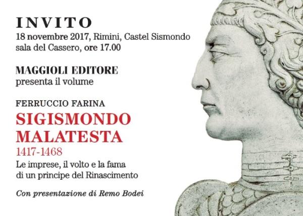 Sigismondo Malatesta libro di Ferruccio Farina al Castelsismondo