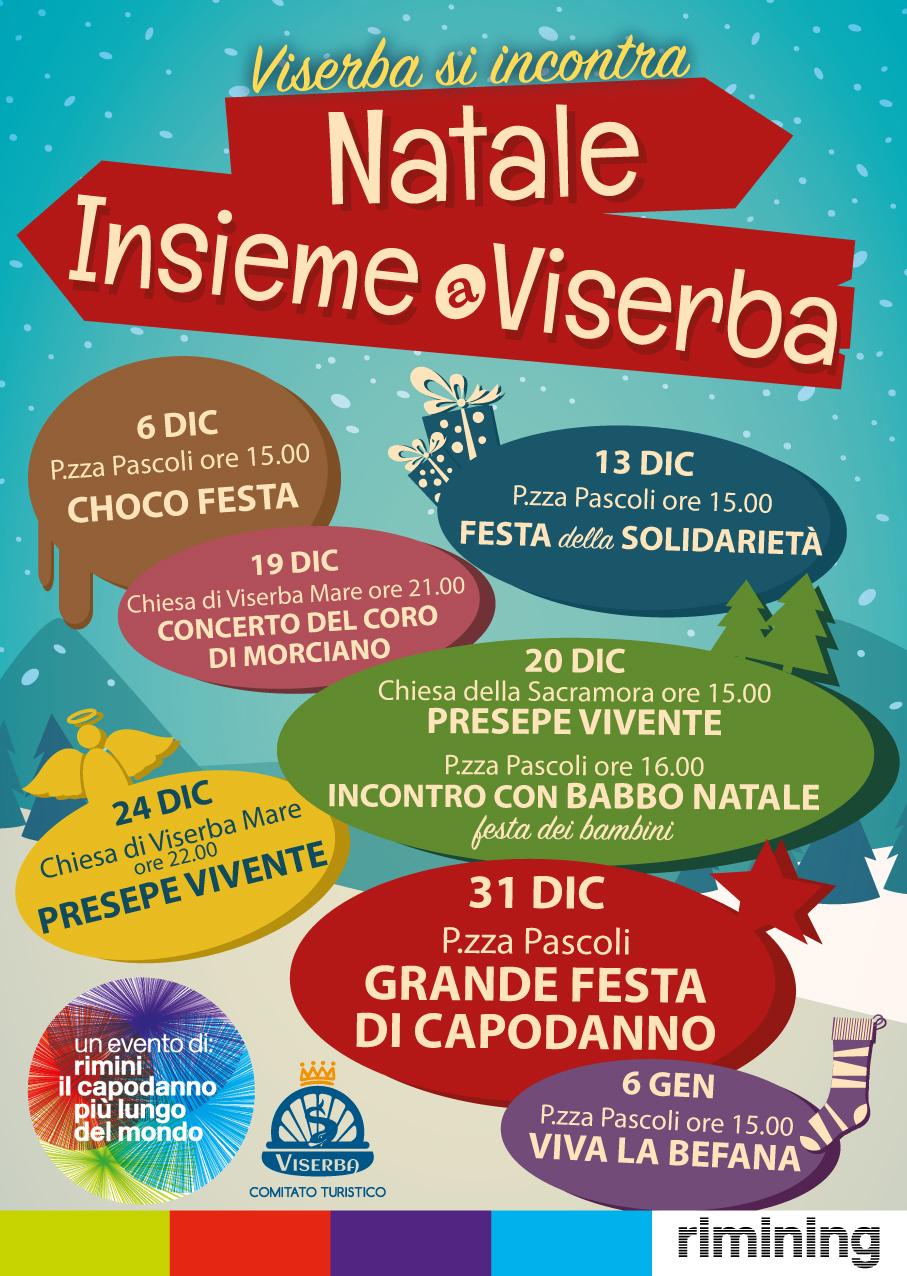 Locandina Natale insieme a Viserba