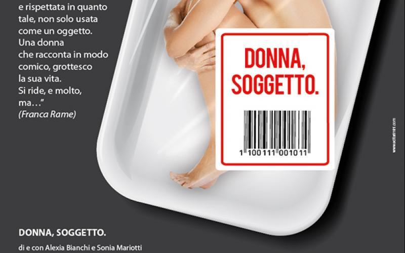 Locandina spettacolo "Donna soggetto"