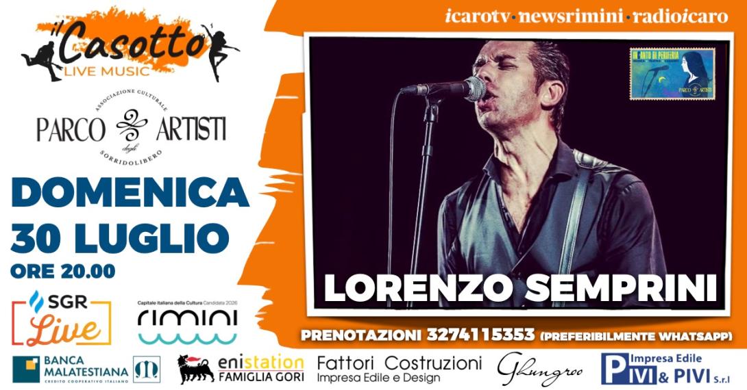 Lorenzo Semprini in concerto