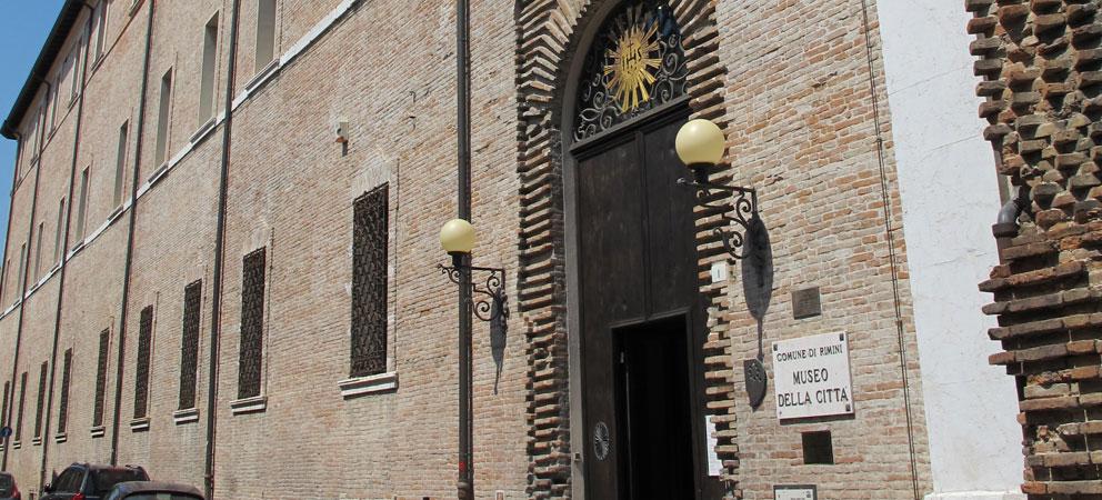 entrance to Rimini City Museum 'Luigi Tonini'