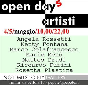 Open day's artisti no limits to fly 2019
