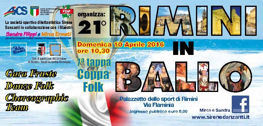 Locandina Rimini in Ballo 2016