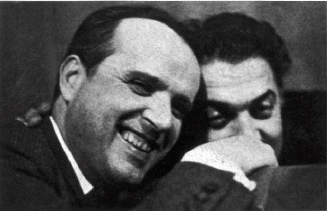 Nino Rota con Federico Fellini