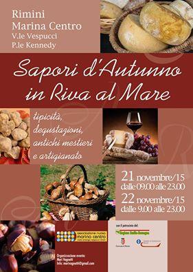 Poster Sapori d'Autunno in Riva al Mare