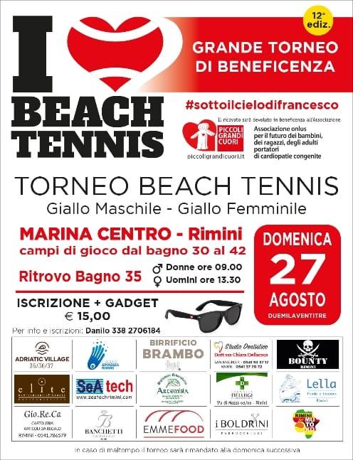 I love beach tennis - Locandina