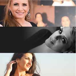 Un solo canto: Tosca (Italia) Tania Kassis (Libano) Mirna Kassis (Siria)