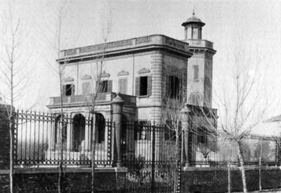 Villino Cacciaguerra 1892-1902 (foto dall’Archivio Fotografico della Biblioteca Gambalunga di Rimini)