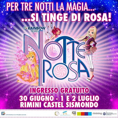 Notte Rosa in the Castle with the Winx