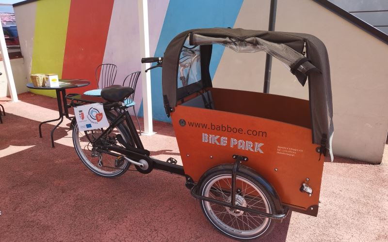 cargo bike al Bike Park di Rimini