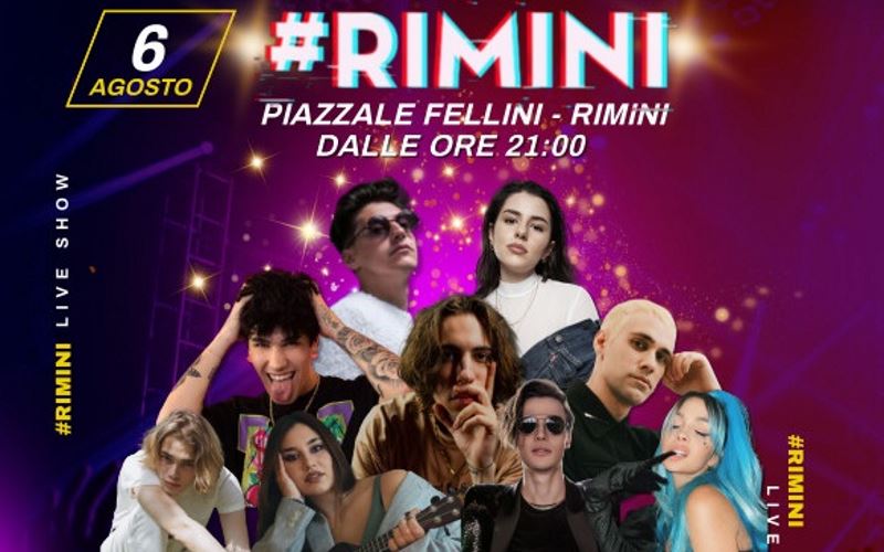 #Rimini live show