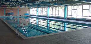 Indoor public swimming pool