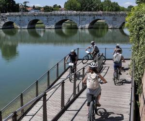Bike tour al Ponte di Tiberio