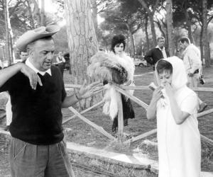 Fellini e Masina ne 'Giulietta degli spiriti'