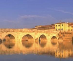 Rimini, the bridge of Tiberius